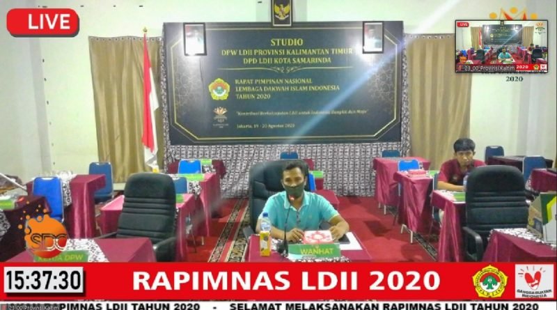 Persiapan studio mini DPW LDII Kalimantan Timur. Foto: LINES