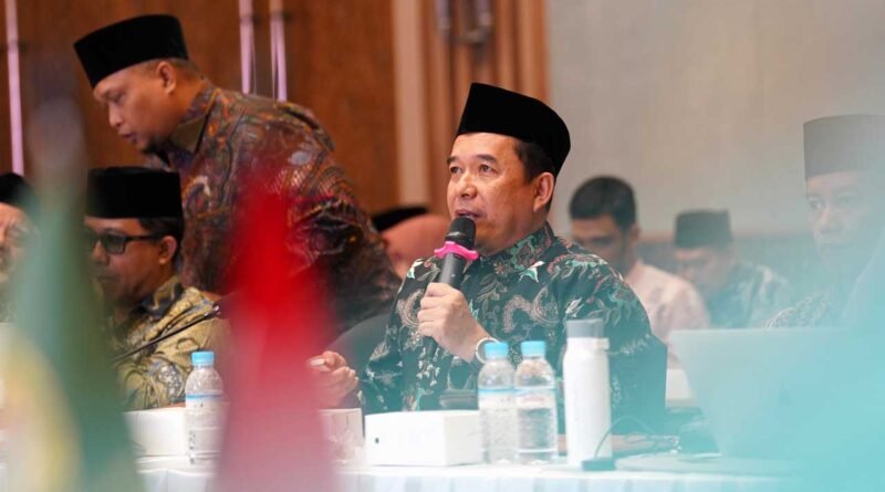 Ketua DPP LDII, Edwin Sumiroza, menegaskan pentingnya peran generasi muda dalam membawa Indonesia sejajar dengan bangsa lain di dunia. Foto: LINES