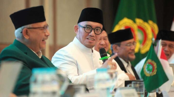 Dahnil saat menjadi pembicara dalam Sekolah Virtual Kebangsaan (SVK), yang dihelat DPP LDII di Grand Ballroom Minhajurrosyidin, Jakarta, pada Sabtu (23/8/2025). Foto: LINES