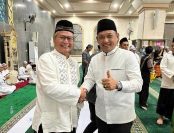 Prof. Candra bertemu Wakil Gubernur Kaltim Aji Seno. Foto: Istimewa