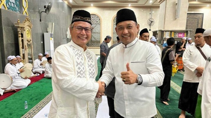 Prof. Candra bertemu Wakil Gubernur Kaltim Aji Seno. Foto: Istimewa