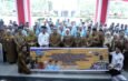 Kloter pertama, dilepas langsung oleh Wakil Gubernur Kaltim, Seno Aji di halaman Kantor Gubernur Kalimantan Timur, Selasa (26/8/2025) pukul 06.30 pagi. Foto: Pemprov Kaltim