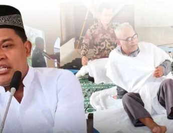 Salah satu adegan dalam perawatan jenazah. Foto: LDII Kubar