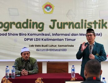 Ketua DPW LDII Kaltim, Prof. Krishna P. Candra, hadir dalam kegiatan tersebut, sementara pembukaan resmi dilakukan oleh Wanhat LDII H. Agus Buchori. Foto: LINES